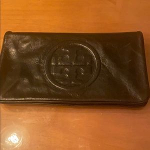 Tory burch black clutch